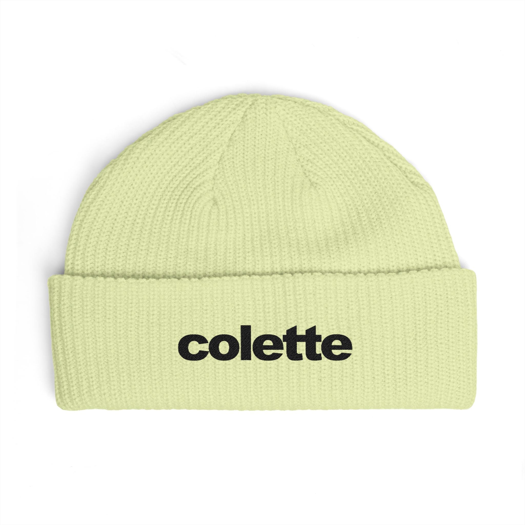 colette Cuff Beanie Ribbed Knit Winter Hat - 8 COLORS