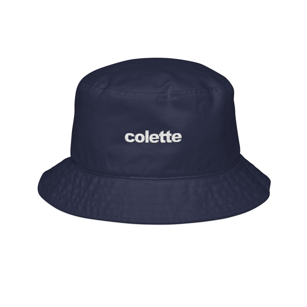 Embroidered "colette" Bucket Hat  - Casual Logo Summer Sun Hat