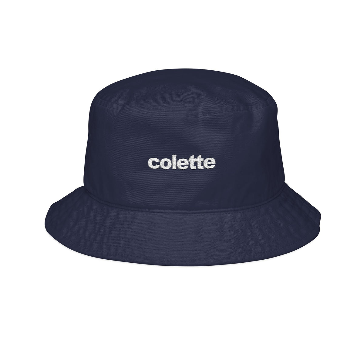 Embroidered "colette" Bucket Hat  - Casual Logo Summer Sun Hat