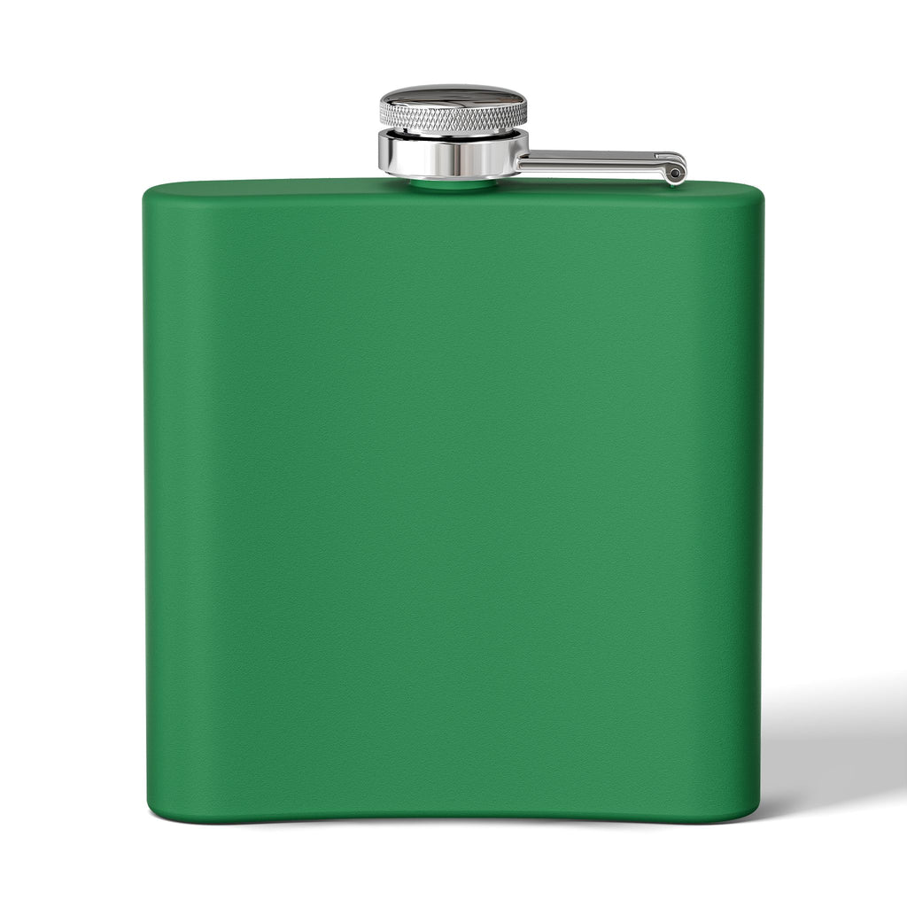Flask - "Queen of Swing" Stainless Steel 6oz Hip Flask
