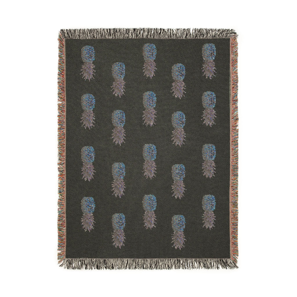 Pineapple Woven Throw Blanket - Decorative Throw