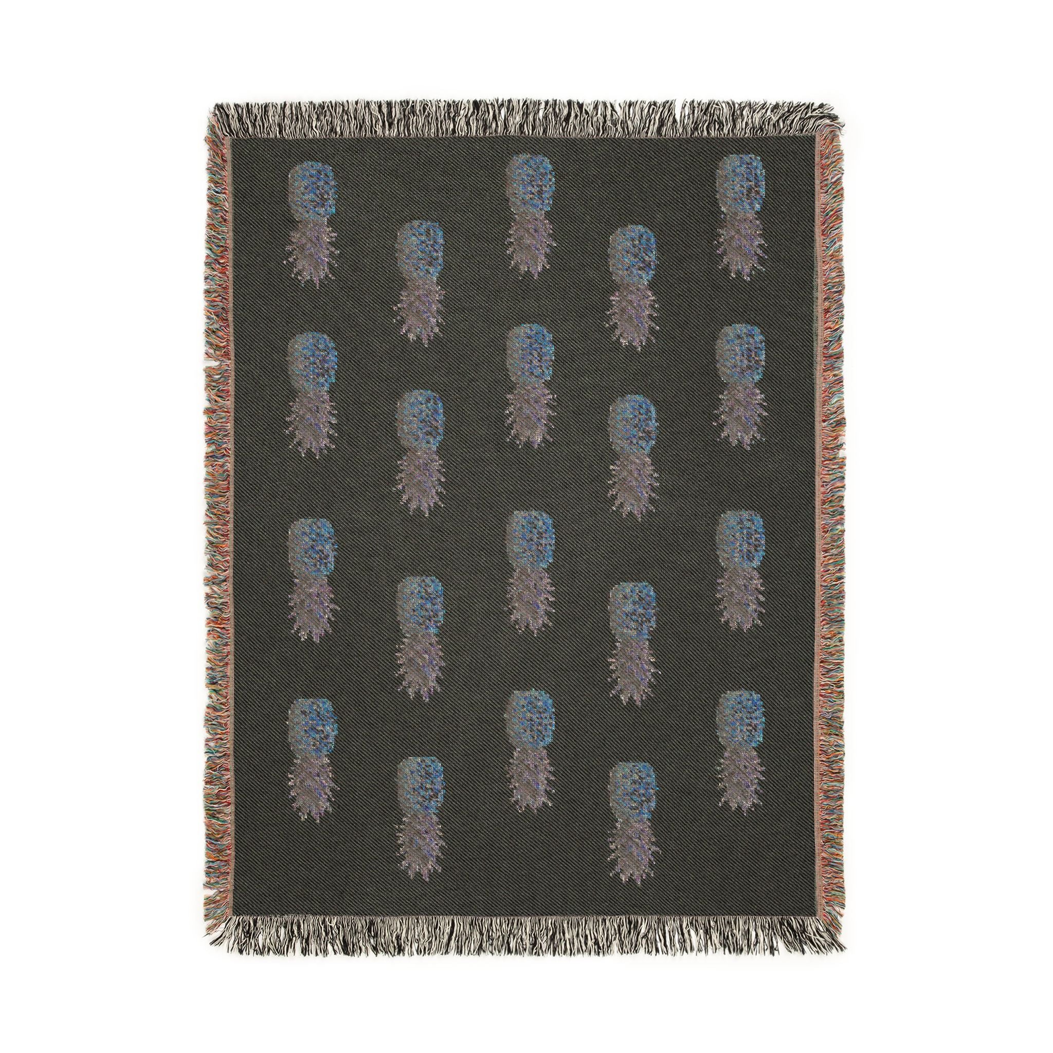 Pineapple Woven Throw Blanket - Decorative Throw