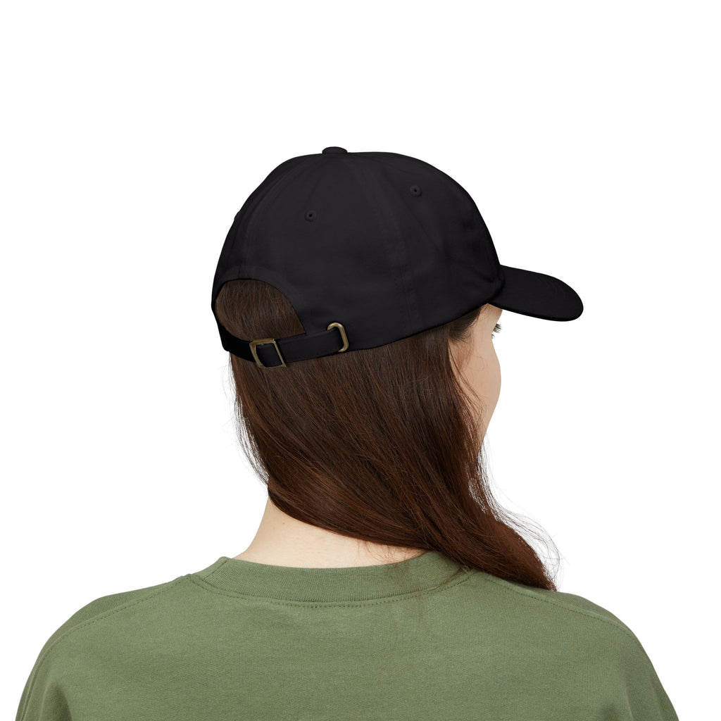 colette Embroidered Dad Cap — Classic Black Baseball Hat