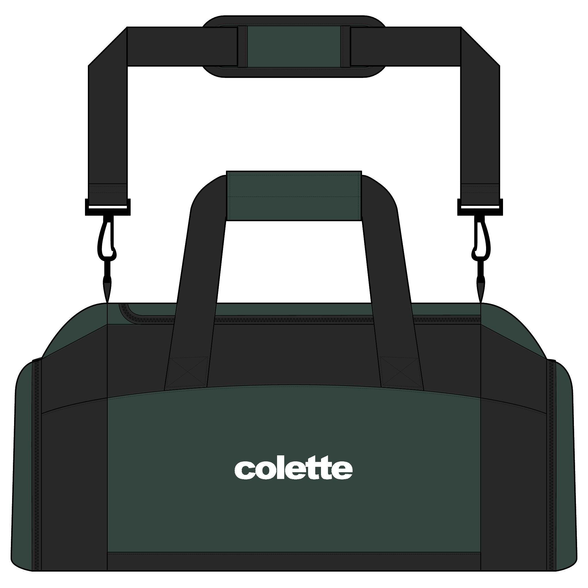 colette Logo Gym Bag – Durable Travel & Workout Duffel