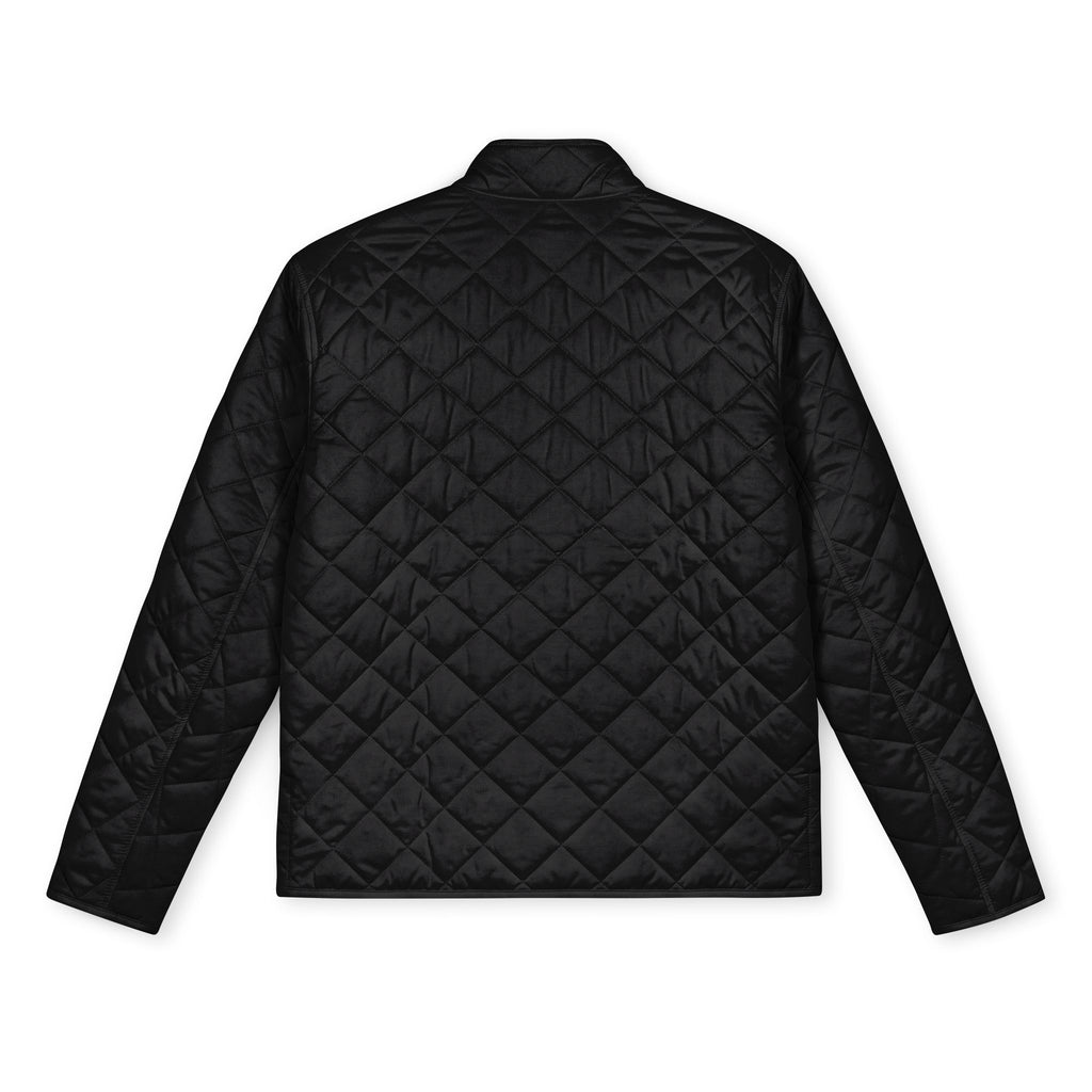 Quilted Embroidered Men's Jacket — colette Logo Full-Zip