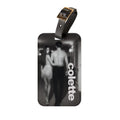 'colette' Moody Black & White ID Luggage Tag