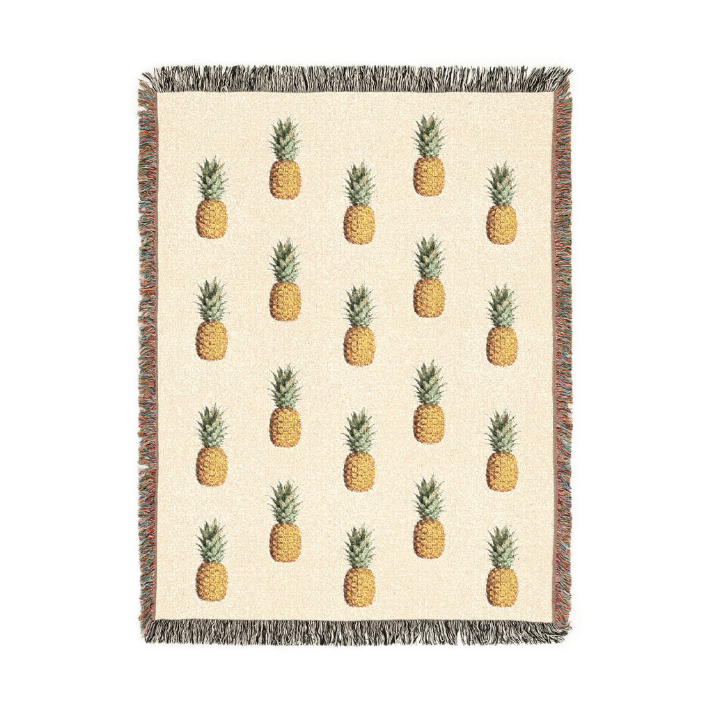 Pineapple Woven Throw Blanket - Decorative Throw
