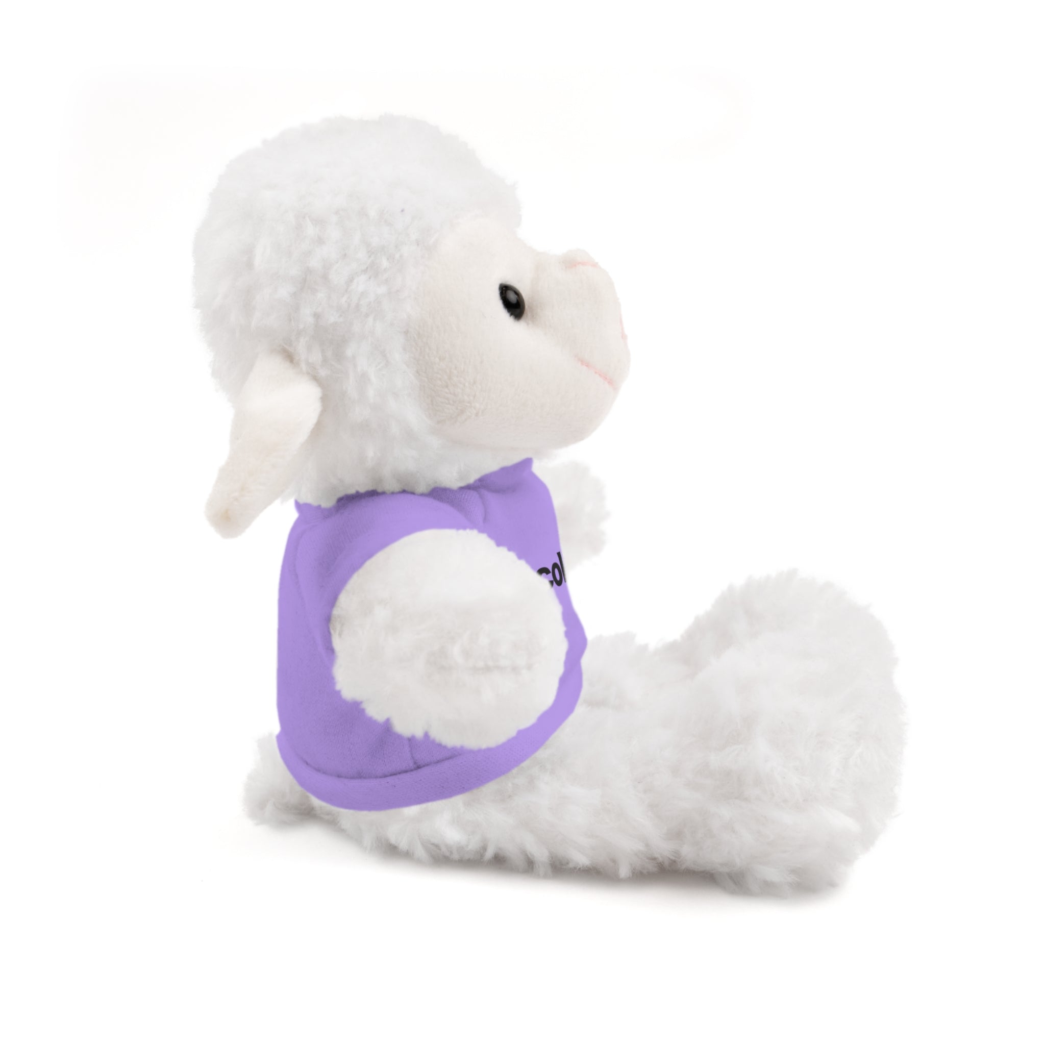 Stuffed Animal with 'colette' Logo Tee - 6 ANIMALS & 6 COLORS