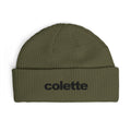 colette Cuff Beanie Ribbed Knit Winter Hat - 8 COLORS