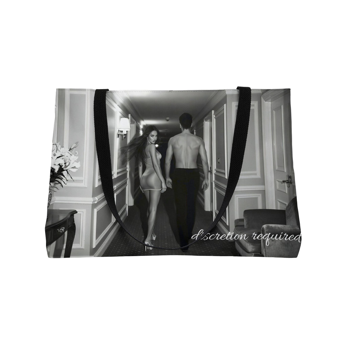 Marmont Weekender Tote Bag – Black & White Couple Photo Travel Tote