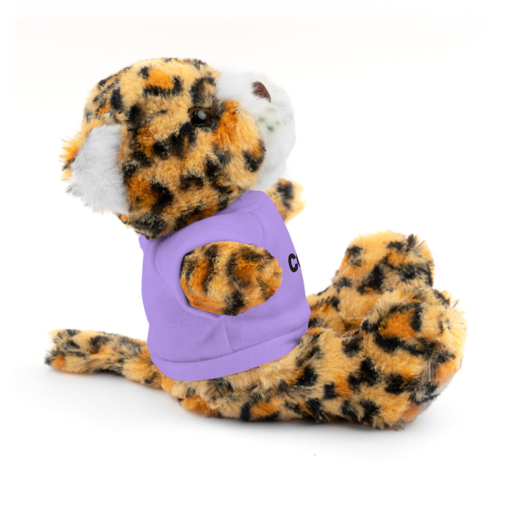 Stuffed Animal with 'colette' Logo Tee - 6 ANIMALS & 6 COLORS