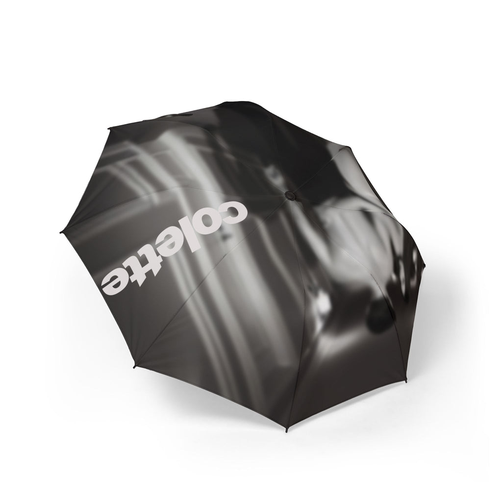 Sexy Foldable Travel Umbrella — Semi‑Automatic Compact Black w/ 'colette' Logo