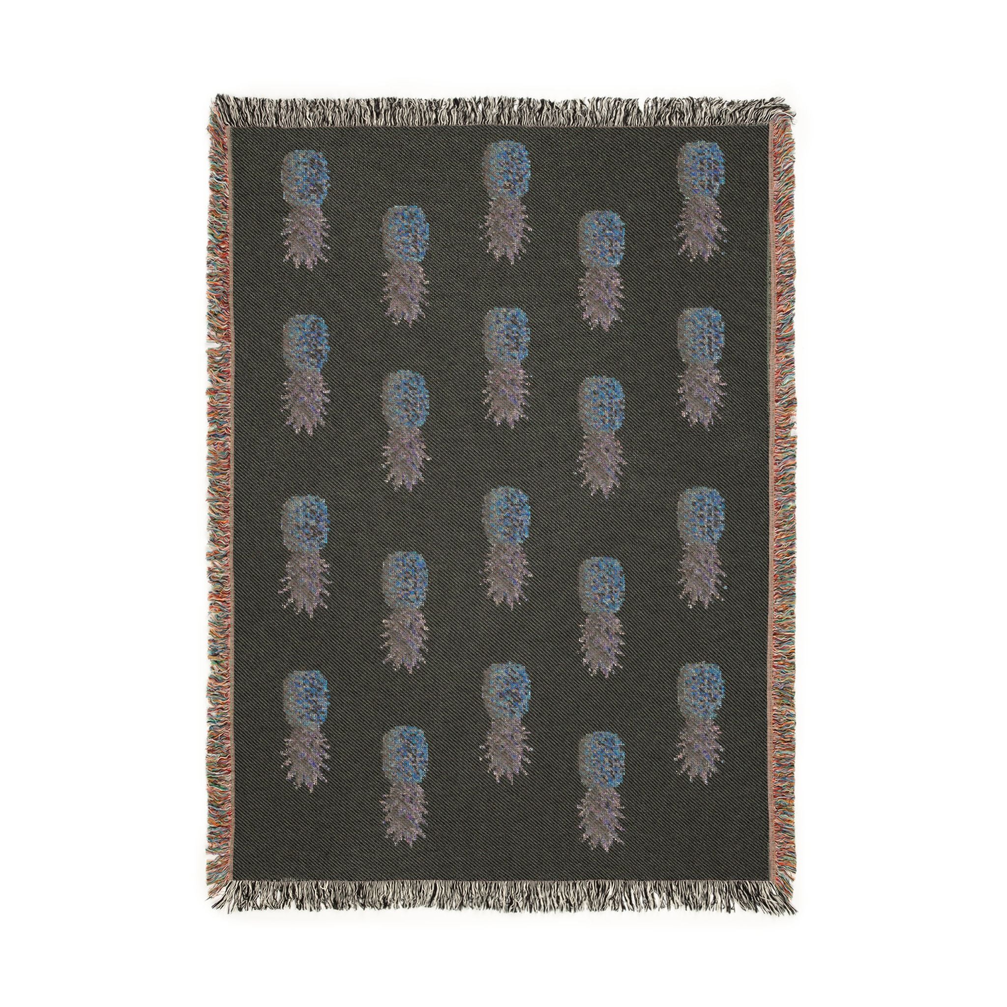 Pineapple Woven Throw Blanket - Decorative Throw