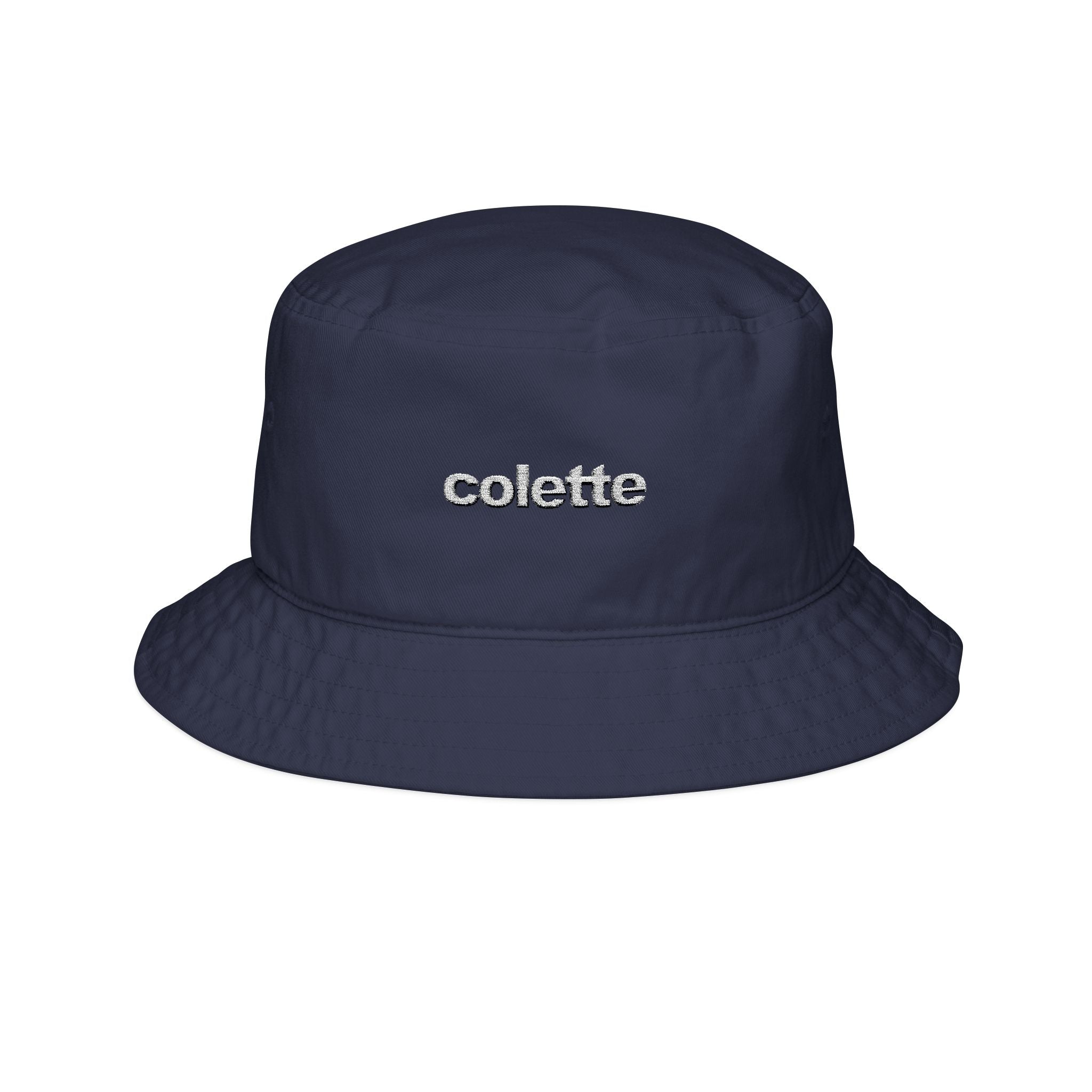 Embroidered "colette" Bucket Hat  - Casual Logo Summer Sun Hat