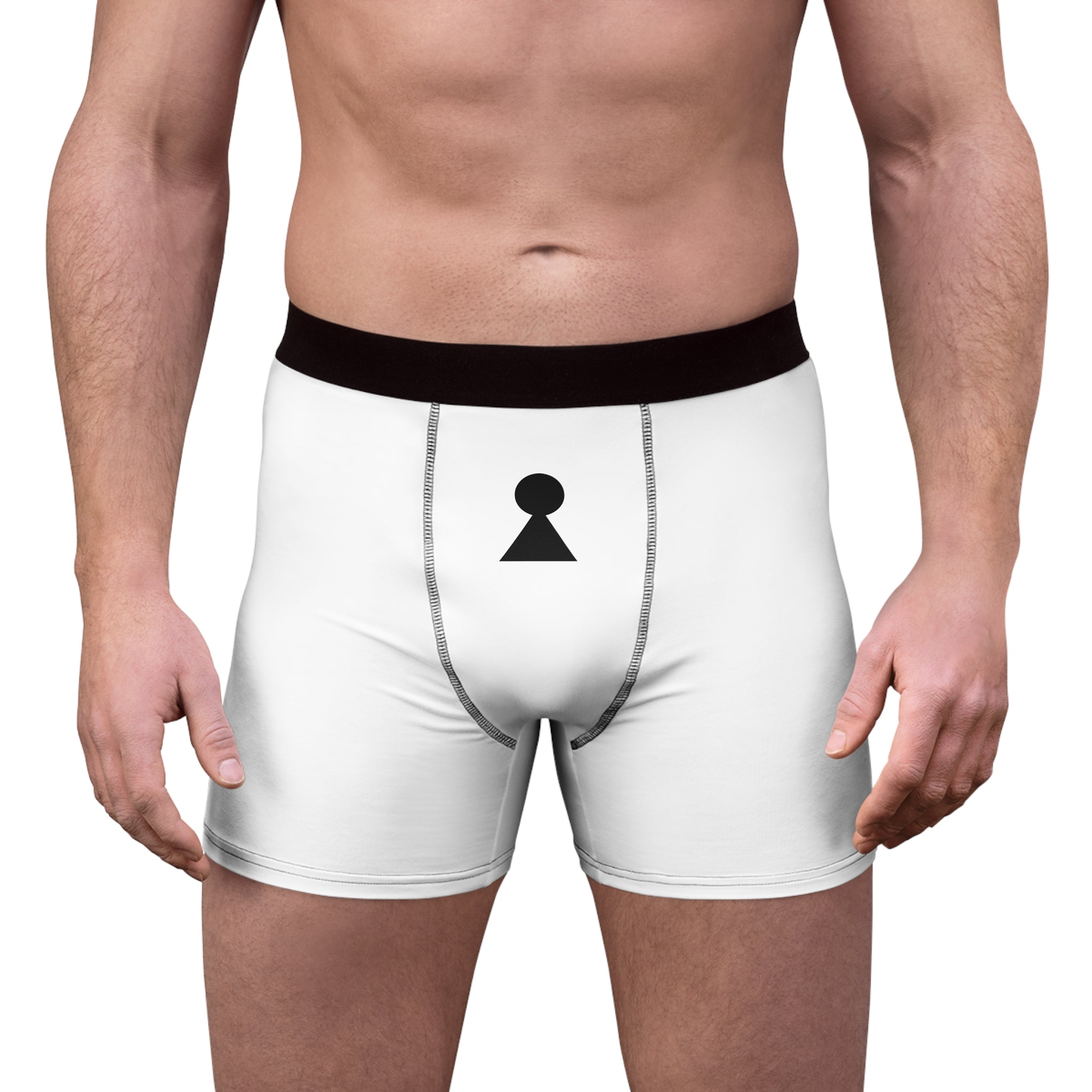 Keyhole Graphic Boxer Briefs — 'colette' Back Logo Men’s Underwear