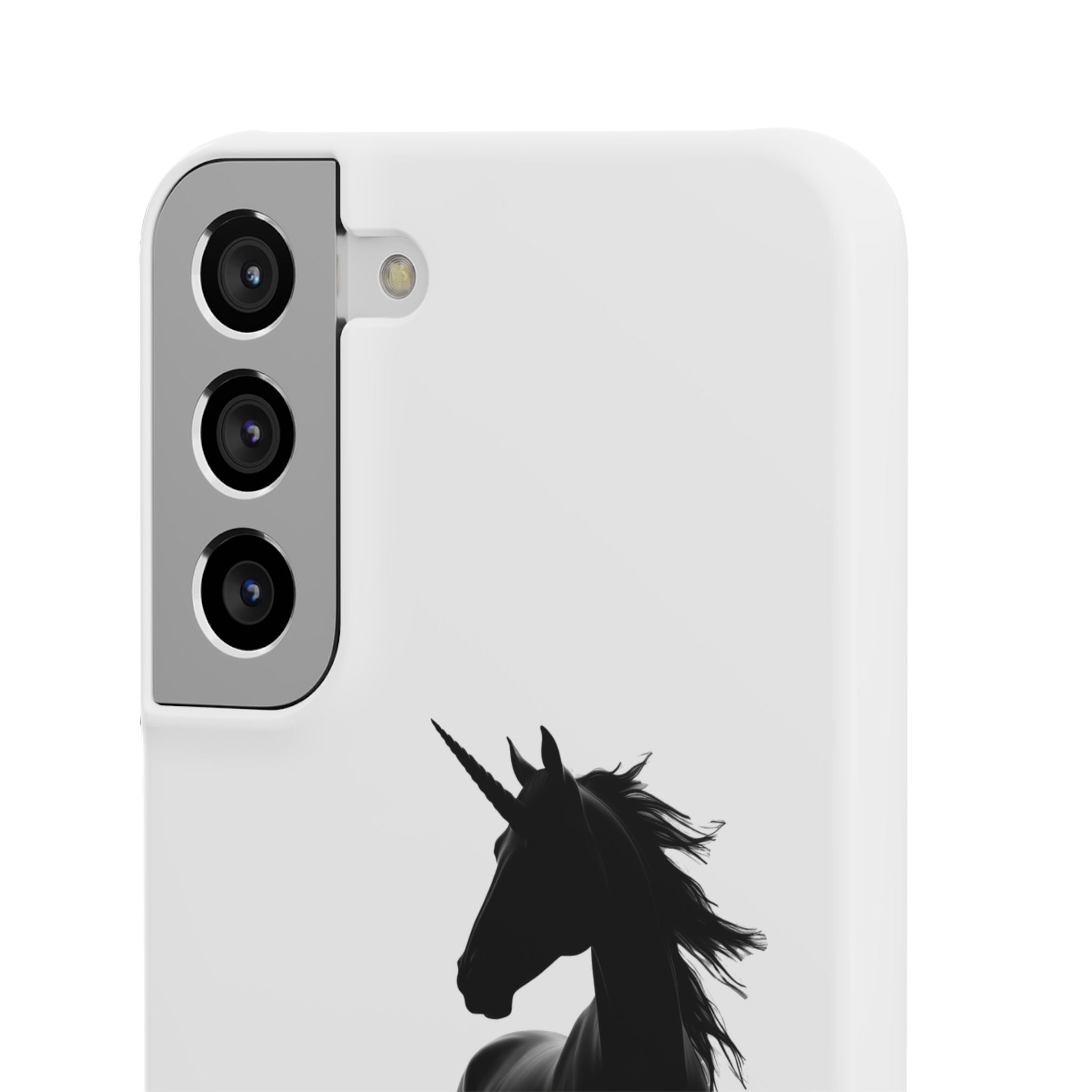 Unicorn Silhouette Phone Case – 'You found me' Protective Snap Case