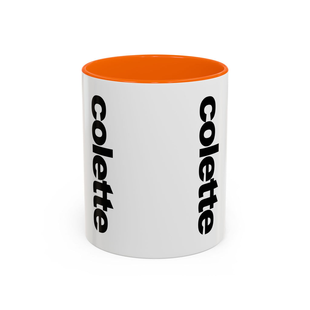 colette Accent Coffee Mug – Color Handle & Interior (11/15oz)