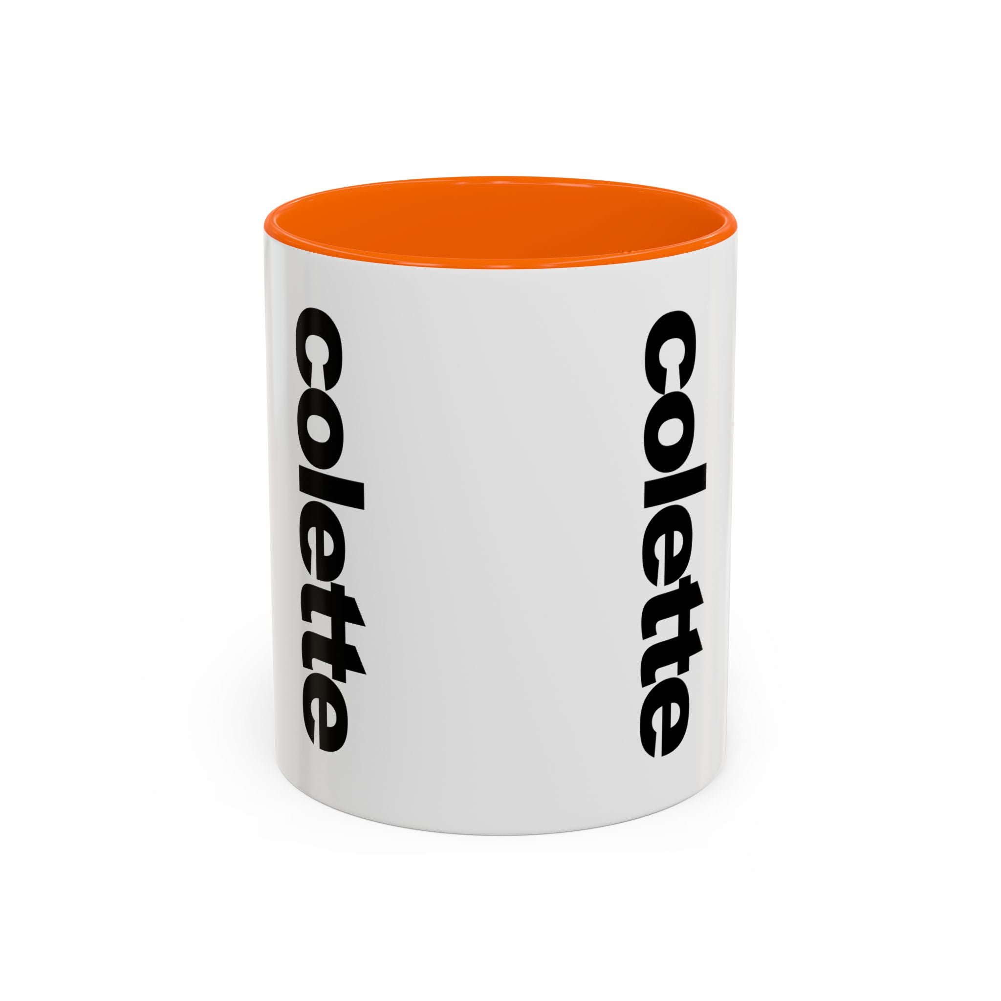 colette Accent Coffee Mug – Color Handle & Interior (11/15oz)